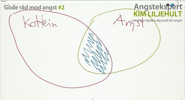 Symptomer på angst og koffein