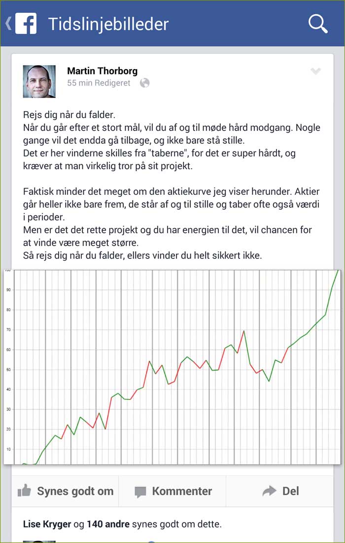 Martin Thorborg ved en del det at nå sine mål